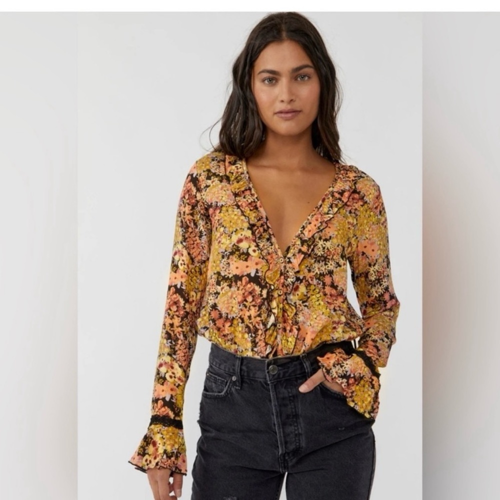NWT Free People Heat Wave Bodysuit - Picture 2 of 10